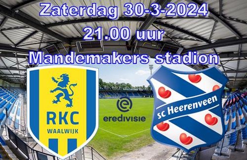 RKC Waalwijk - SC Heerenveen